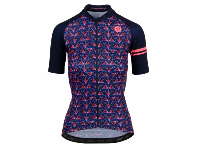 AGU Trend Tile Kortærmet Jersey Til Kvinder Blå 1 AGU Trend Tile Kortærmet Jersey Til Kvinder Blå
