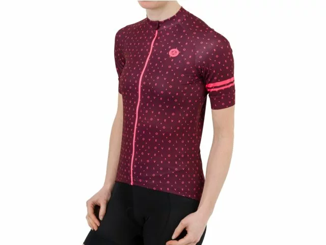 AGU Velo Love Jersey Rød Til Kvinder 3 AGU Velo Love Jersey Rød Til Kvinder - Billede 3