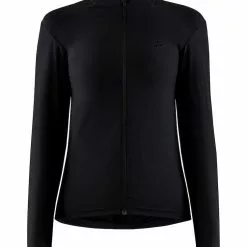 Craft Adv Essence Langærmet Cykeltrøje Til Kvinder Sort