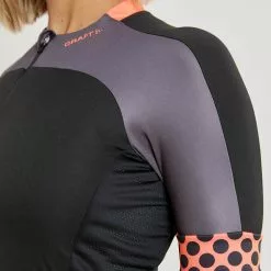 Craft Block Jersey Women Sort/Orange -Cykeltøj til kvinder Salg Craft Block Jersey Women SortOrange 1582810977 04