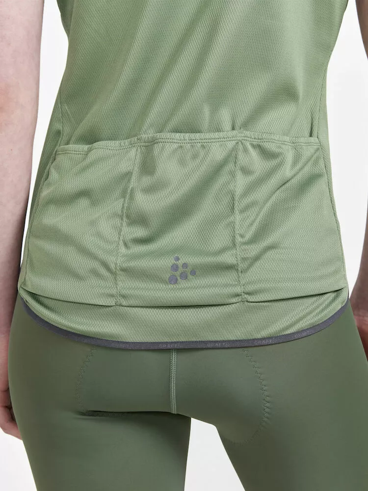 Craft Core Endur Logo Cykeltrøje Til Kvinder Grøn 5 Craft Core Endur Logo Cykeltrøje Til Kvinder Grøn - Billede 5