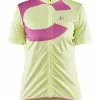 Craft Endur Logo Jersey Til Kvinder Gul/Pink -Cykeltøj til kvinder Salg Craft Endur Logo Jersey Til Kvinder 1646389780