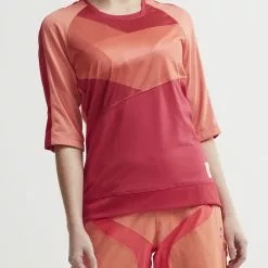 Craft Hale XT Jersey Rød/Orange -Cykeltøj til kvinder Salg Craft Hale XT Jersey Pink 1550581927 01