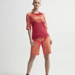 Craft Hale XT Jersey Rød/Orange -Cykeltøj til kvinder Salg Craft Hale XT Jersey Pink 1550581927 04