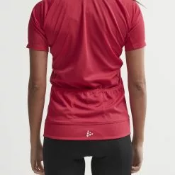Craft Rise Jersey Rød Til Kvinder -Cykeltøj til kvinder Salg Craft Rise Jersey Roed til Kvinder 1568974541 02