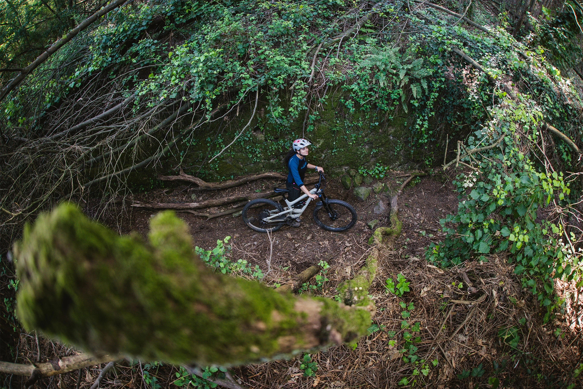 Dirtlej Trailscout Long Flex MTB Bukser Til Kvinder Blå/grå 8 Dirtlej Trailscout Long Flex MTB Bukser Til Kvinder Blå/grå - Billede 8