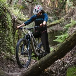 Dirtlej Trailscout Long Flex MTB Bukser Til Kvinder Blå/grå 18 Dirtlej Trailscout Long Flex MTB Bukser Til Kvinder Blå/grå -Cykeltøj til kvinder Salg Dirtlej Trailscout Long Flex MTB Buk 1668522919 08