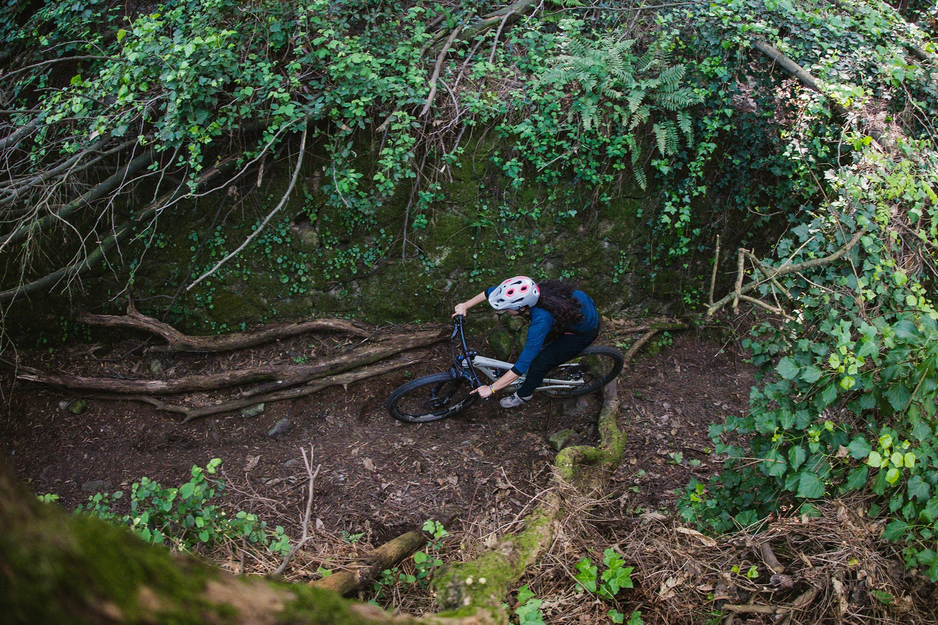 Dirtlej Trailscout Long Flex MTB Bukser Til Kvinder Blå/grå 10 Dirtlej Trailscout Long Flex MTB Bukser Til Kvinder Blå/grå - Billede 10