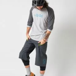 Dirtlej Trailscout Vandtætte MTB Shorts Grå/Blå -Cykeltøj til kvinder Salg Dirtlej Trailscout Vandtaette MTB sho 1649249822 04