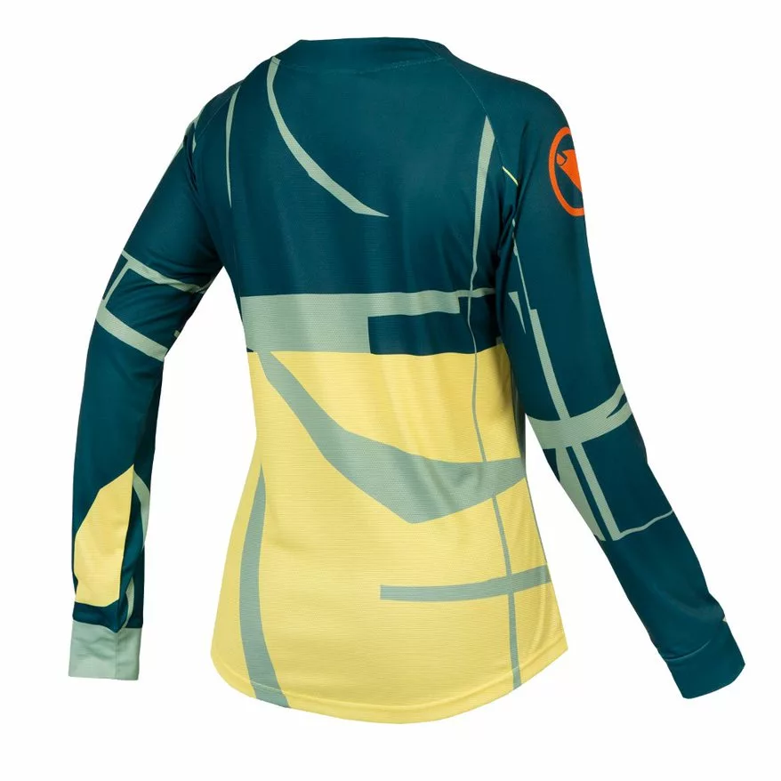 Endura MT500 Print Tee Cykeltrøje Deep Teal 2 Endura MT500 Print Tee Cykeltrøje Deep Teal - Billede 2