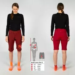 Endura MT500 Spray II Shorts Damer - Rød -Cykeltøj til kvinder Salg Endura MT500 Spray II Shorts Damer 1642502938 03