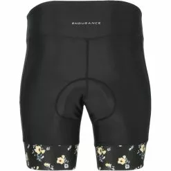 Endurance Mangrove Dame Cykelshorts Med Indlæg Sort / Blomster -Cykeltøj til kvinder Salg Endurance Mangrove Dame Cykelshorts 1646377889 02