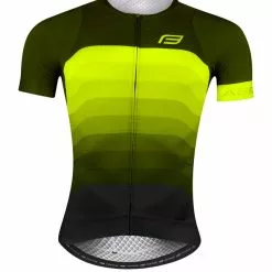 Force Ascent Kortærmet Jersey Grøn Fluo