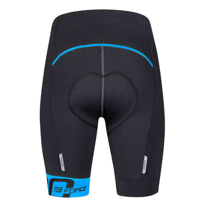 Force B30 Cykelshorts - Sort / Blå - Billede 2