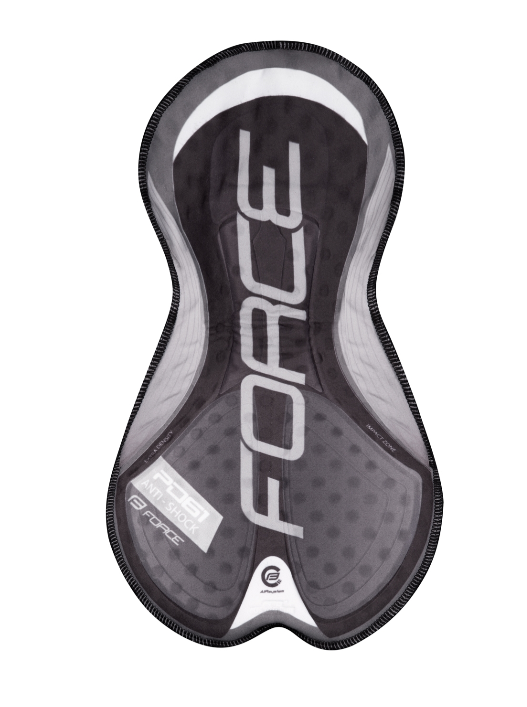 Force B30 Cykelshorts - Sort / Rød - Billede 3