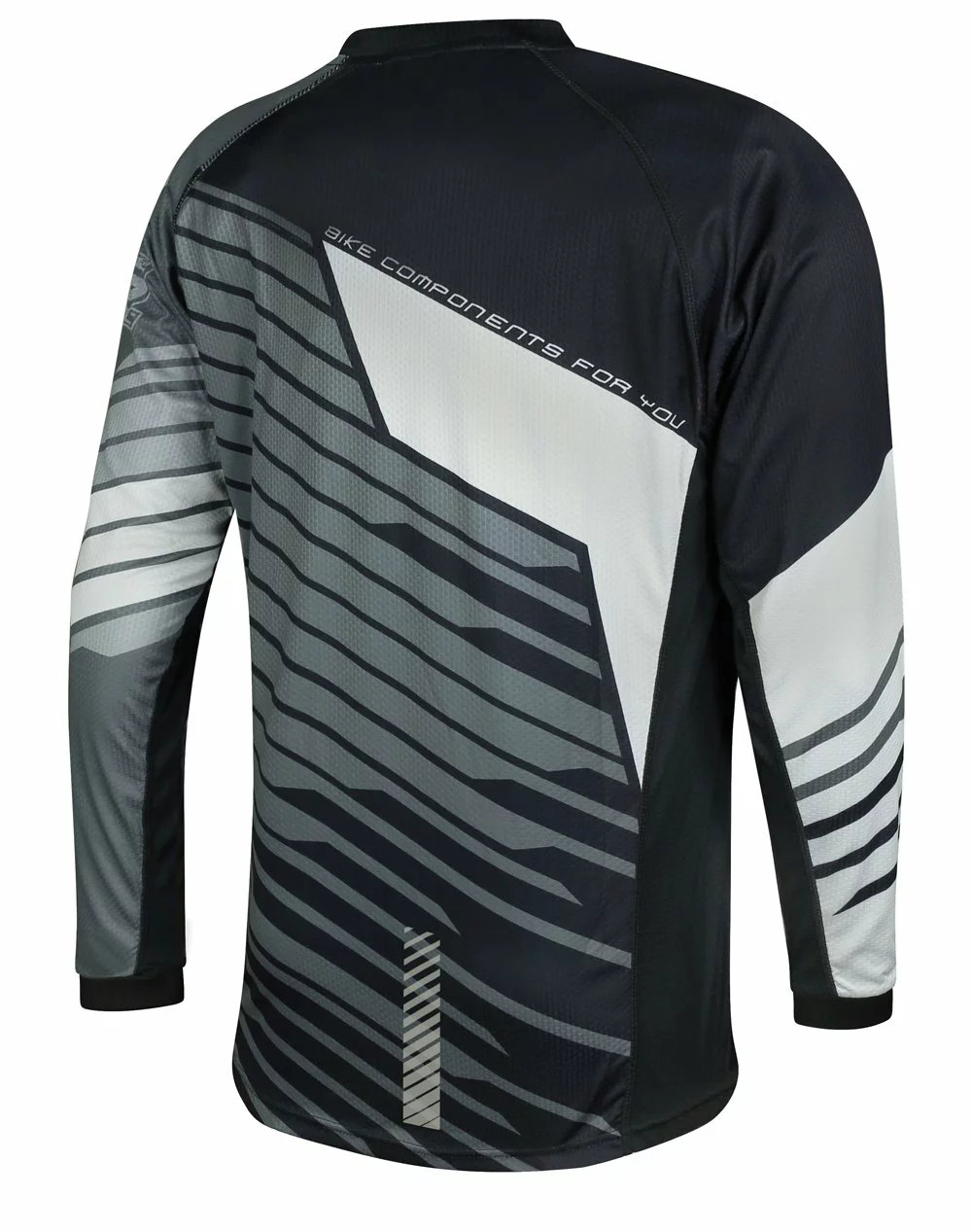 Force Downhill Langærmet MTB Cykeltrøje Sort/grå 2 Force Downhill Langærmet MTB Cykeltrøje Sort/grå - Billede 2