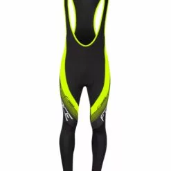 Force F58 Lang Bibtight Sort/Fluo