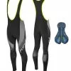 Force F58 Lang Bibtight Sort/Grå -Cykeltøj til kvinder Salg Force F58 Lang bibtight SortGraa 1536322295