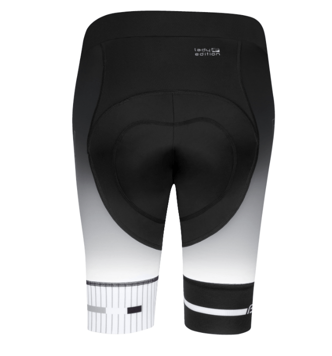 Force F Dash Cykelbuks M. Indlæg - Kvinde - Sort / Hvid - Billede 2