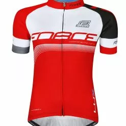 Force Lux Dame Jersey Rød/Hvid