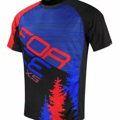 Force MTB XS Cykeltrøje Blå/Rød