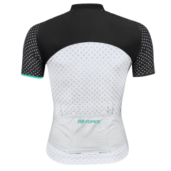 Force Points Cykeltrøje Til Kvinder - Sort/Hvid/Turkis -Cykeltøj til kvinder Salg Force Points Cykeltroeje til kvinder 1596791043 01