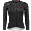 Force Points Langærmet Jersey Til Kvinder Sort / Pink -Cykeltøj til kvinder Salg Force Points Langaermet Jersey til Kv 1599136718