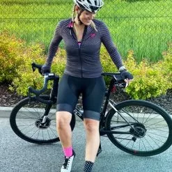 Force Points Langærmet Jersey Til Kvinder Sort / Pink 6 Force Points Langærmet Jersey Til Kvinder Sort / Pink -Cykeltøj til kvinder Salg Force Points Langaermet Jersey til Kv 1599136718 02