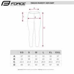 Force Simple Leggings Tights Til Kvinder Sort -Cykeltøj til kvinder Salg Force Simple Leggings Tights til kvi 1642414086 02