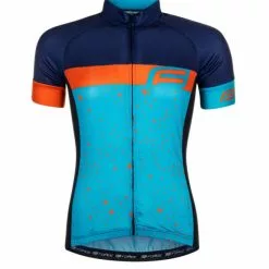 Force Spray Cykeltrøje Til Kvinder Blå / Orange