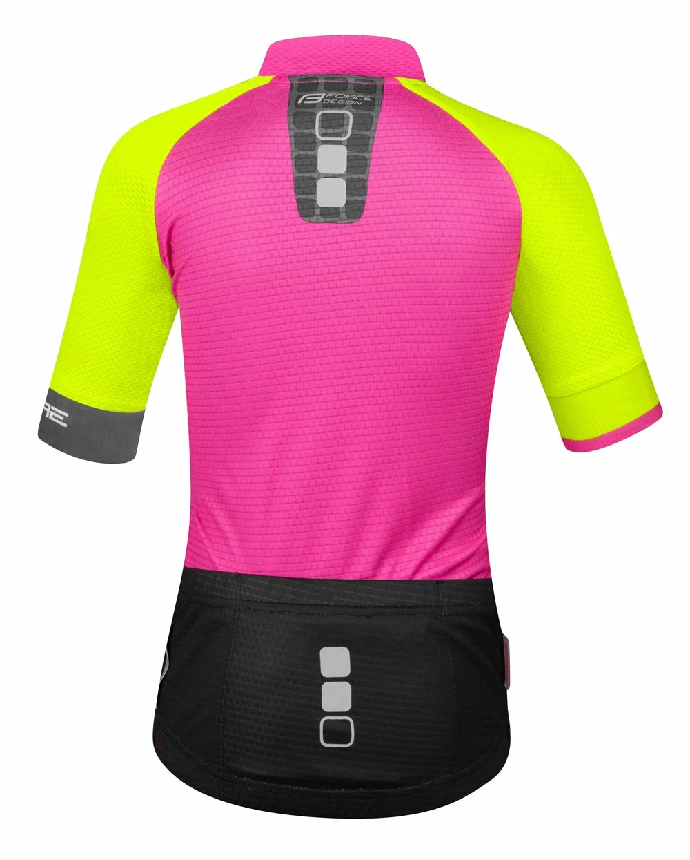 Force Square Jersey Til Børn Gul/Pink 2 Force Square Jersey Til Børn Gul/Pink - Billede 2