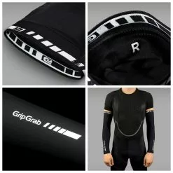 GripGrab Arm Warmers Sort Light -Cykeltøj til kvinder Salg GripGrab Arm Warmers sort Light 1634902504 02