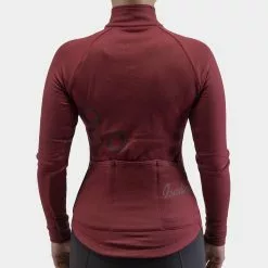Isadore Women´s TherMerino Jersey Cabernet -Cykeltøj til kvinder Salg Isadore Women TherMerino Jersey Cabe 1613636387 01