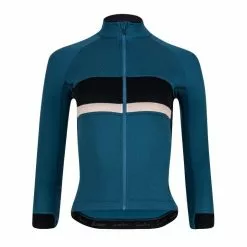 Isadore Women´s Gravel Jersey 3/4 Sleeve, Blue Coral