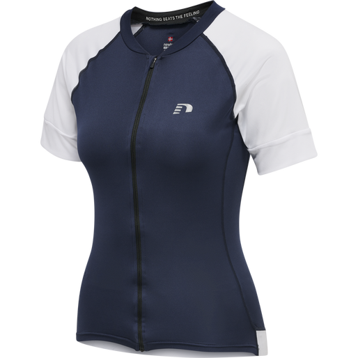 Newline Core Kortærmet Dame Cykeltrøje Hvid / Navy Blå 1 Newline Core Kortærmet Dame Cykeltrøje Hvid / Navy Blå
