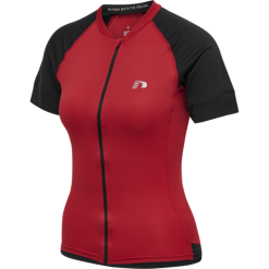 Newline Core Kortærmet Dame Cykeltrøje Sort / Rød