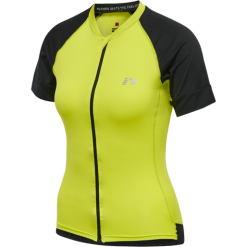 Newline Core Kortærmet Dame Cykeltrøje Sort / Fluo Gul