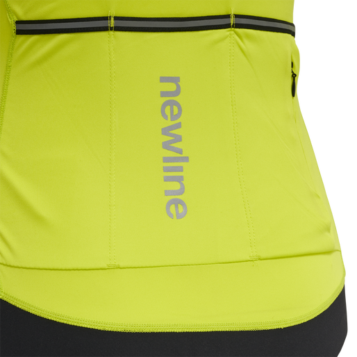 Newline Core Kortærmet Dame Cykeltrøje Sort / Fluo Gul - Billede 4