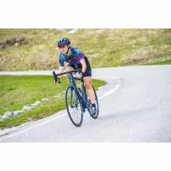 Northwave Blade Flower Cykeltrøje Til Kvinder Turkis/Lilla -Cykeltøj til kvinder Salg Northwave Blade Flower Cykeltroeje Ti 1679988495 04