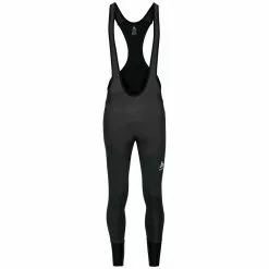 Odlo Zeroweight X-Warm Pro Bib Tights Med Indlæg Sort