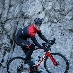 Rogelli Collant Fuse II Bibtights Sort/Rød -Cykeltøj til kvinder Salg Rogelli Collant Fuse II Bibtights So 1662726841 05