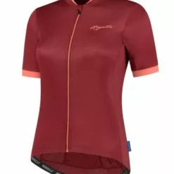 Rogelli Essential Jersey Til Kvinder - Bordeaux/Koral