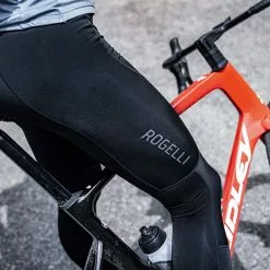 Rogelli Essential Tights Sort -Cykeltøj til kvinder Salg Rogelli Essential Tights Sort 1662717523 05