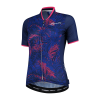 Rogelli Flora Jersey Kvinde - Blå / Pink -Cykeltøj til kvinder Salg Rogelli Flora Jersey Kvinde Blaa 1582104351