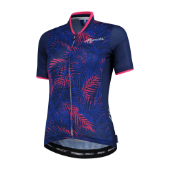 Rogelli Flora Jersey Kvinde - Blå / Pink