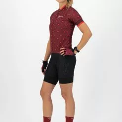 Rogelli Hearts Kortærmet Jersey Til Kvinder Rød -Cykeltøj til kvinder Salg Rogelli Hearts Kortaermet Jersey til 1645441681 02