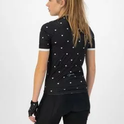 Rogelli Hearts Kortærmet Jersey Til Kvinder Sort / Hvid -Cykeltøj til kvinder Salg Rogelli Hearts Kortaermet Jersey til 1645442237 03