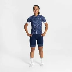 Rogelli Lily Cykeltrøje Til Kvinder Blå/Hvid -Cykeltøj til kvinder Salg Rogelli Lily Cykeltroeje Til Kvinder 1678643276 02