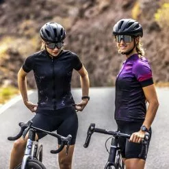 Rogelli Marble Kortærmet Jersey Til Kvinder Sort / Grå -Cykeltøj til kvinder Salg Rogelli Marble Kortaermet Jersey til 1645440861 06