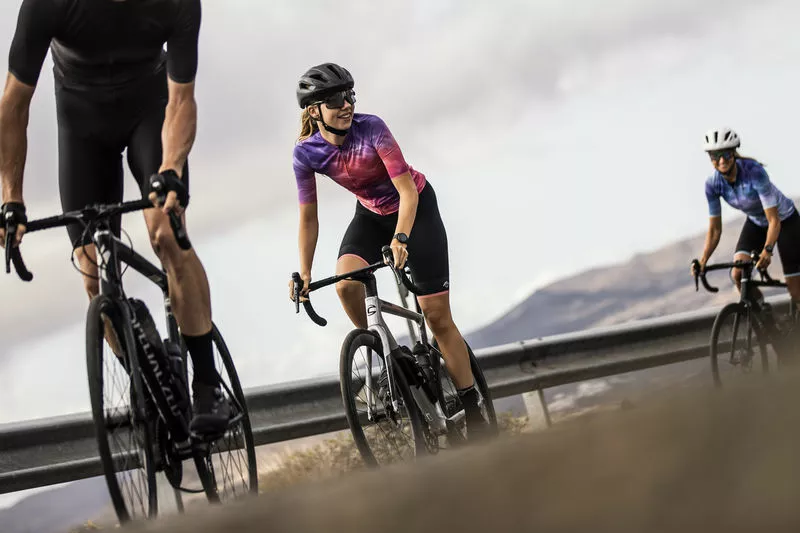 Rogelli Marble Kortærmet Jersey Til Kvinder Lilla / Coral 7 Rogelli Marble Kortærmet Jersey Til Kvinder Lilla / Coral - Billede 7